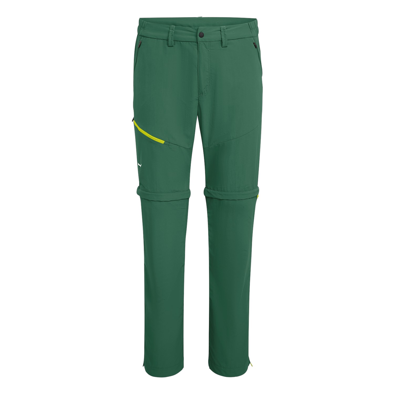 Pantalones Softshell Hombre Chile - Salewa Iseo Dry Zip-Off - Verde - CARH-60195